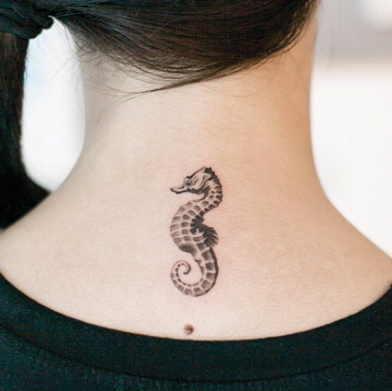 Seahorse Tattoo by River