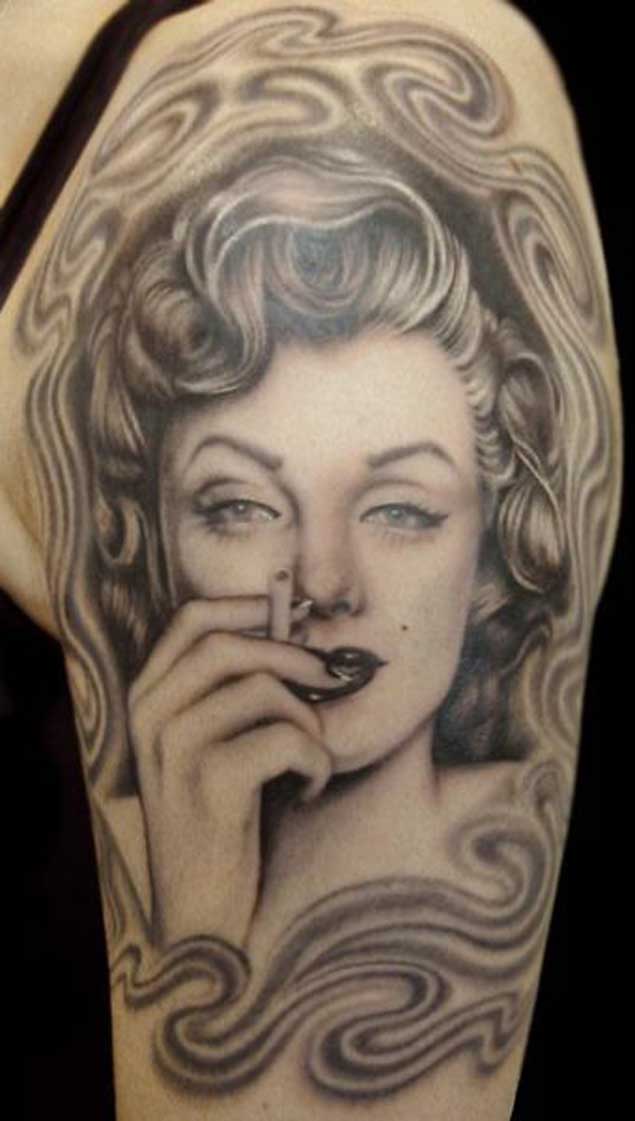 great marilyn monroe tattoo
