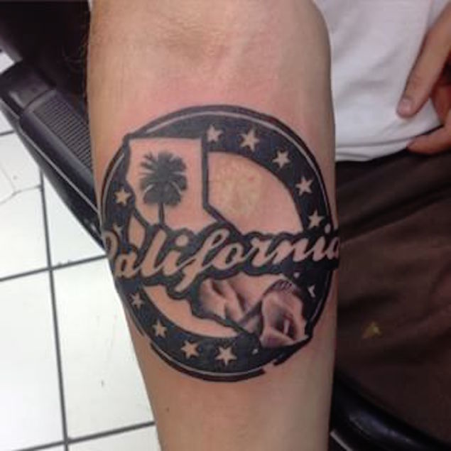 State of California Tattoo