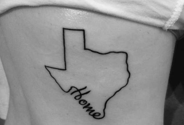 Texas is home tattoo