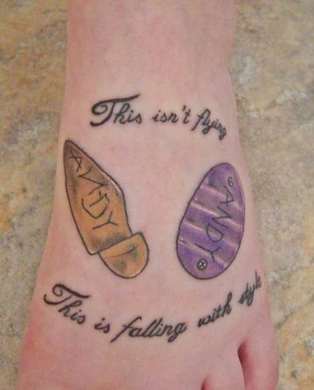 Toy Story Quote Tattoo