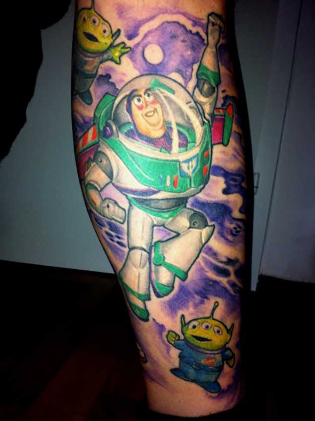 Toy Story Sleeve Tattoo