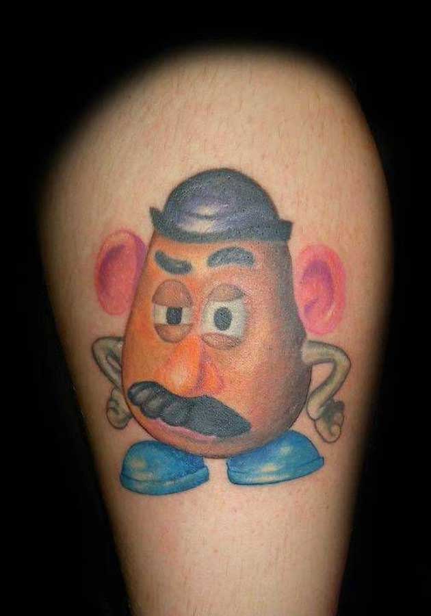 Mr. Potato Head Toy Story Tattoo