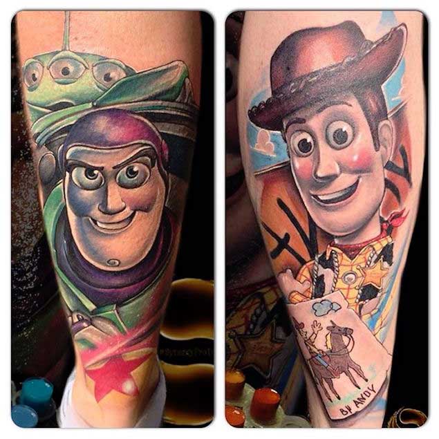 Awesome Toy Story Tattoos