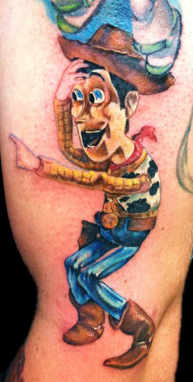 Woody Toy Story Tattoo