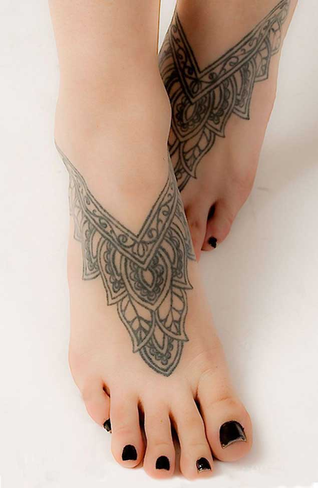 Vintage Foot Tattoos