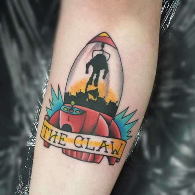 The Claw Toy Story Tattoo