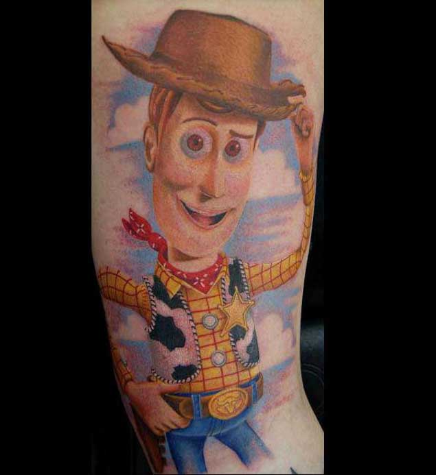Woody Toy Story Tattoo