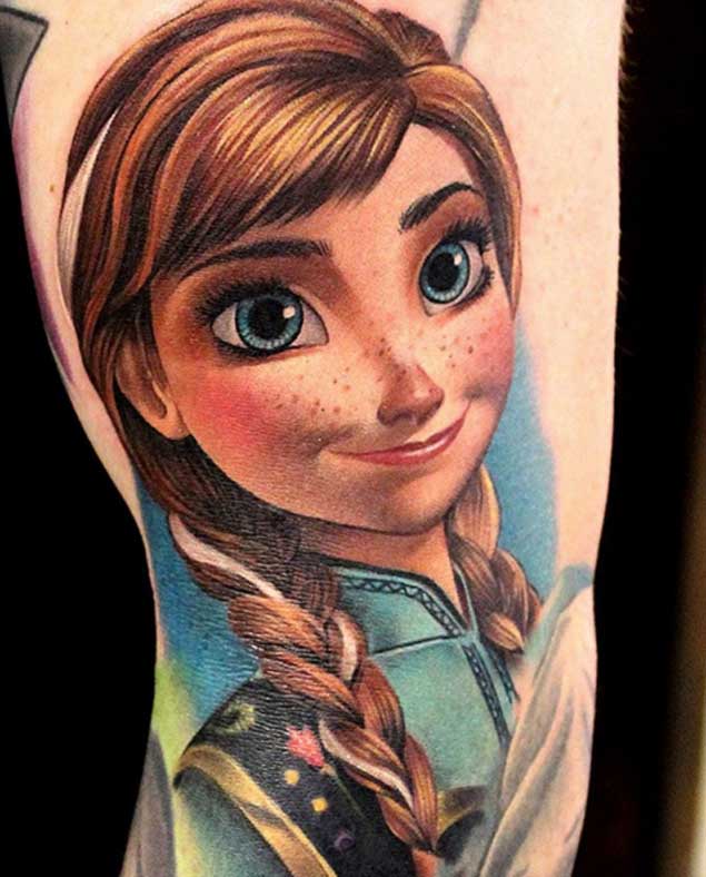 Elsa-frozen-tattoo