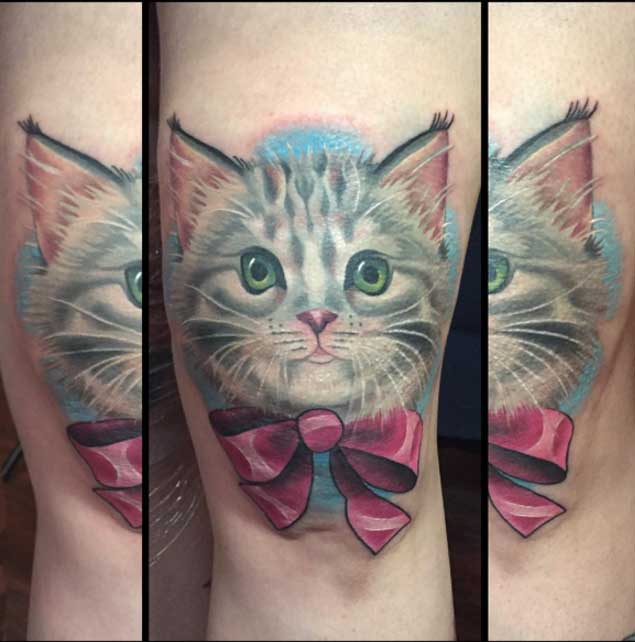 Cute Kitten Tattoo