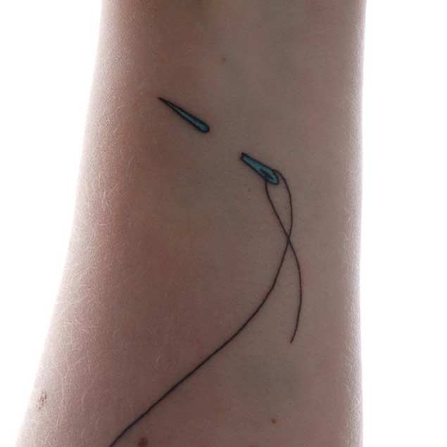 Sewing Needle Tattoo