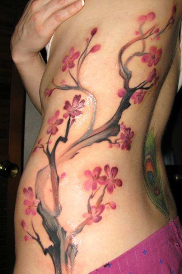 stunning-cherry-blossom-tattoo