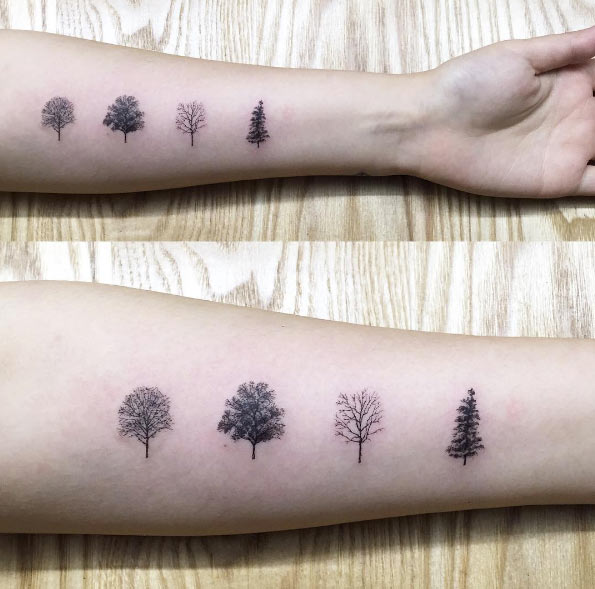 Tree Species Tattoo by Hongdam