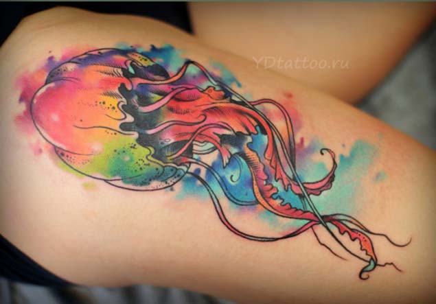 watercolor-jellyfish-tattoo
