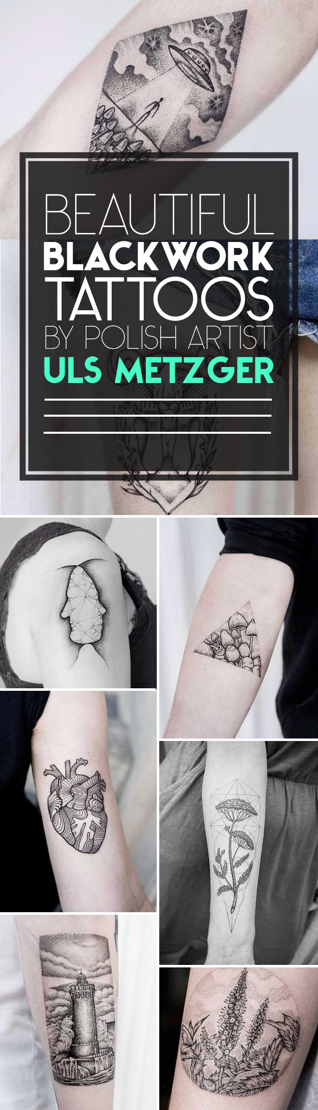 Blackwork Tattoos by Uls Metzger