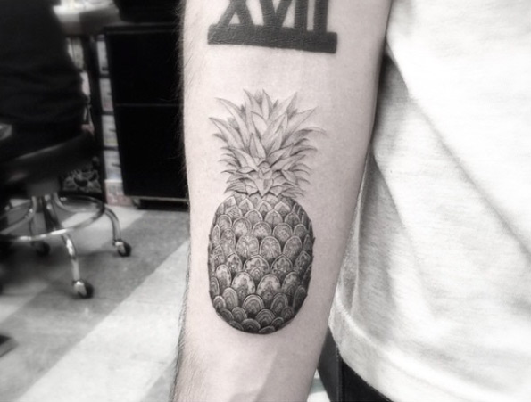 Pineapple Tattoo by Doctor Woo