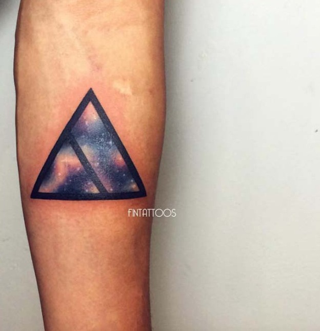 Cosmic glyph tattoo