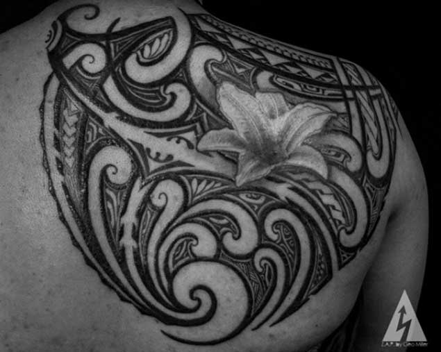 Female Tribal Tattoo by Kenny Brown