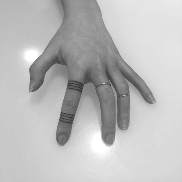 Finger Band Tattoos