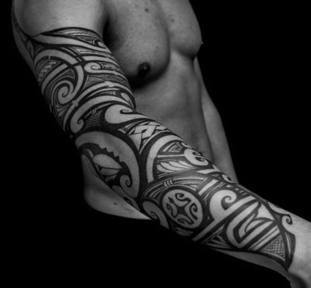 Amazing Tribal Sleeve by Kenny Brown