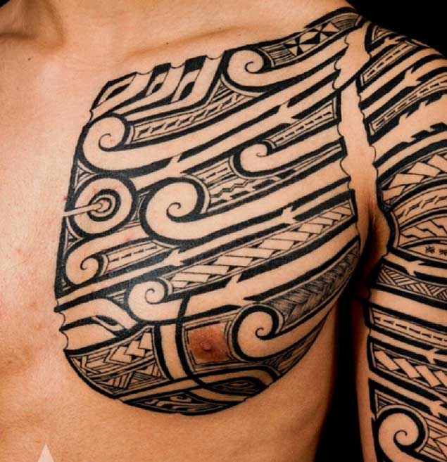 Awesome Tribal Tattoo by Kenny Brown