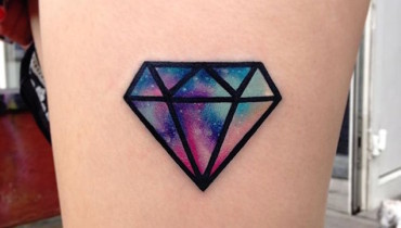 Nebula Space Diamond Tattoo