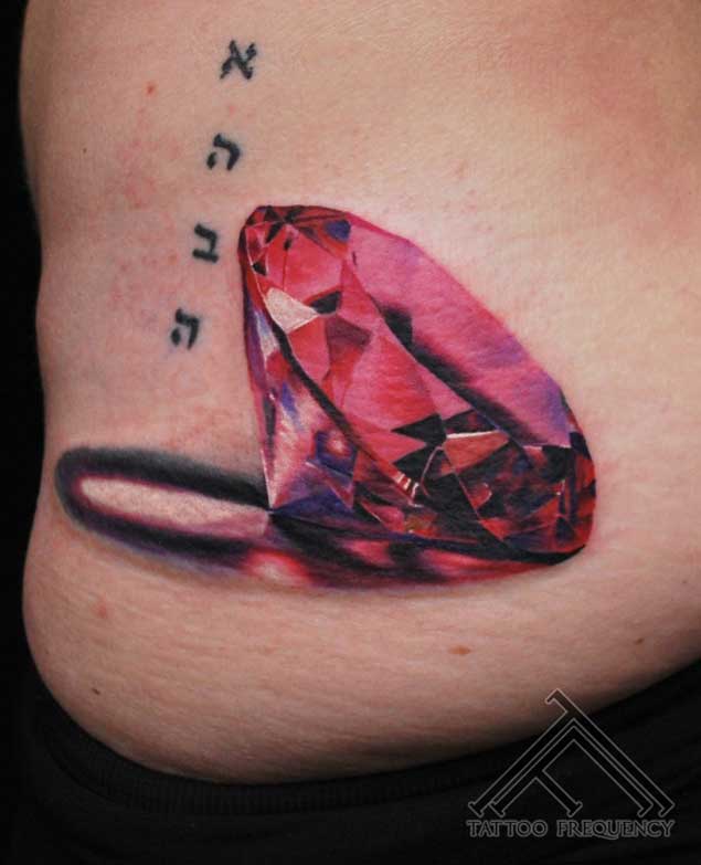 Red Diamond Tattoo