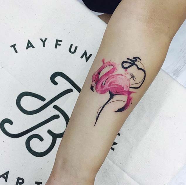 50+ Flawless Flamingo Tattoos - TattooBlend