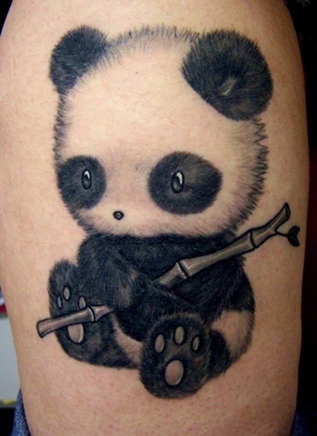 25 Perfectly Cute Panda Tattoos TattooBlend