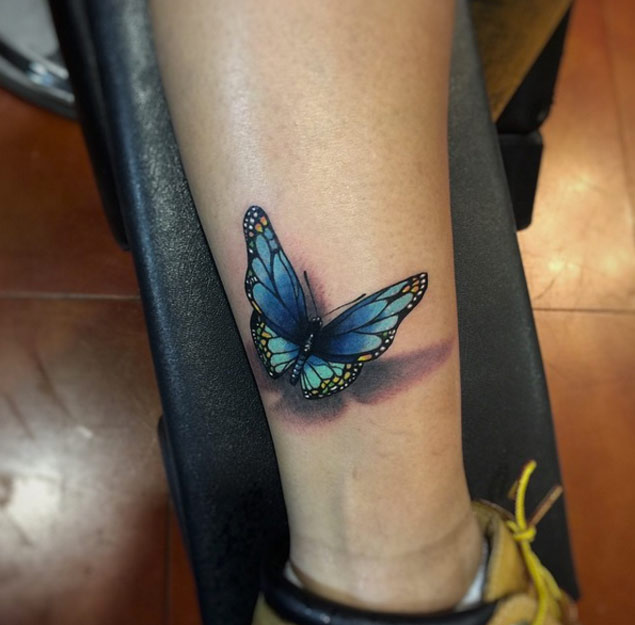 Butterfly Tattoo Design by Alex Bruz
