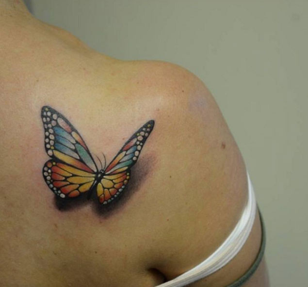 Butterfly Tattoo Design by Ryson Lapenia