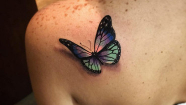 Butterfly Tattoo Design by Alex Bruz