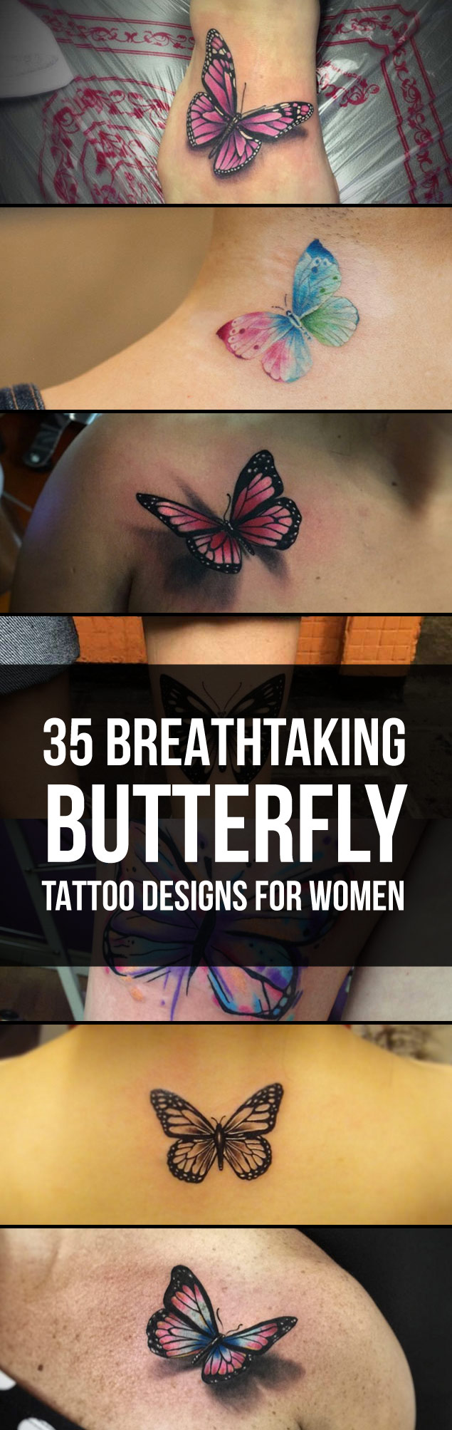 Breathtaking Butterfly Tattoo Designs | TattooBlend