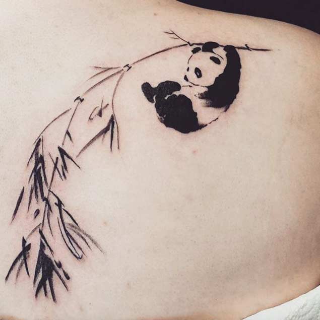 Panda Tattoo by Donna