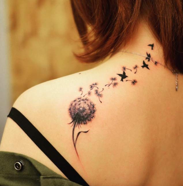 Dandelion Tattoo by Grain
