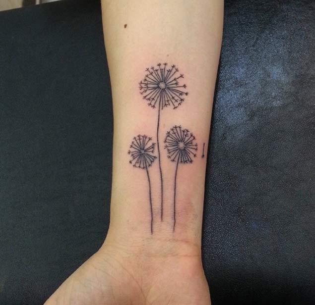 Dandelion Tattoo by Ankara