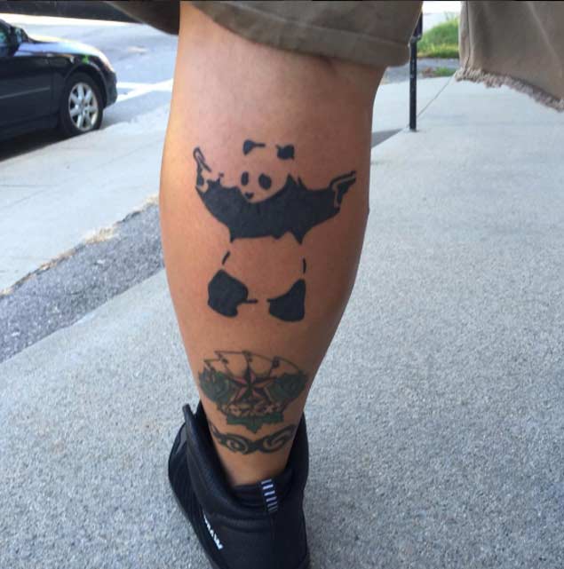 Panda Tattoo Design by Valerie Desautel