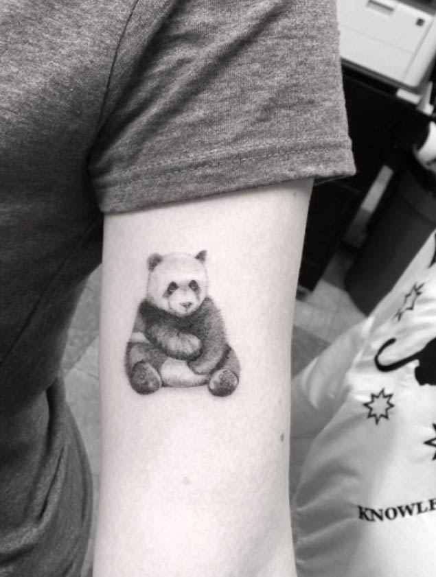 Panda Tattoo Design by Dr. Woo