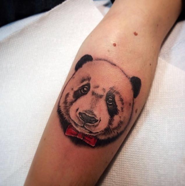 Panda Tattoo Design by Amy Shapiro