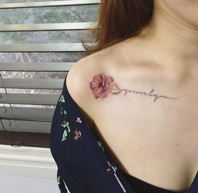 Floral Shoulder Tattoo by Ilwol