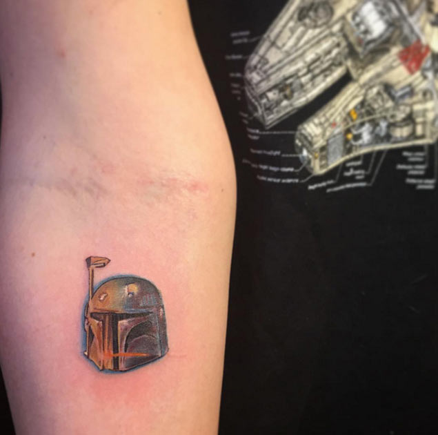 Boba Fett Star Wars Tattoo by Shannon Wages