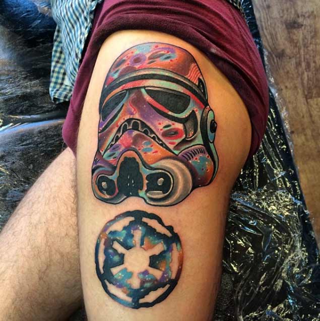 Stormtrooper Star Wars Tattoo Design by Andrew Marsh