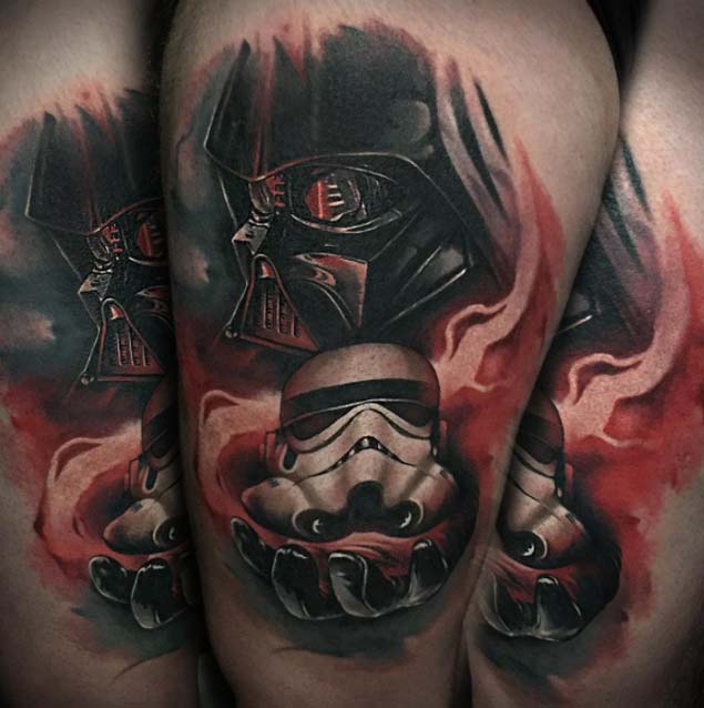 Galactic Empire Star Wars Tattoo by Benjamin Laukis