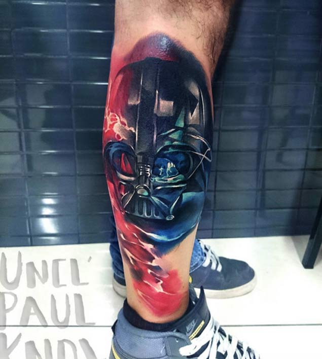 Darth Vader Star Wars Tattoo by Uncl Paul Knows