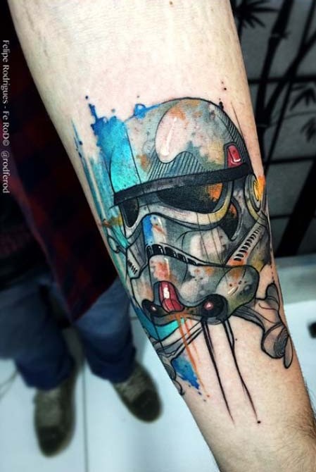 Stormtrooper Star Wars Tattoo b Felipe Fe Rod