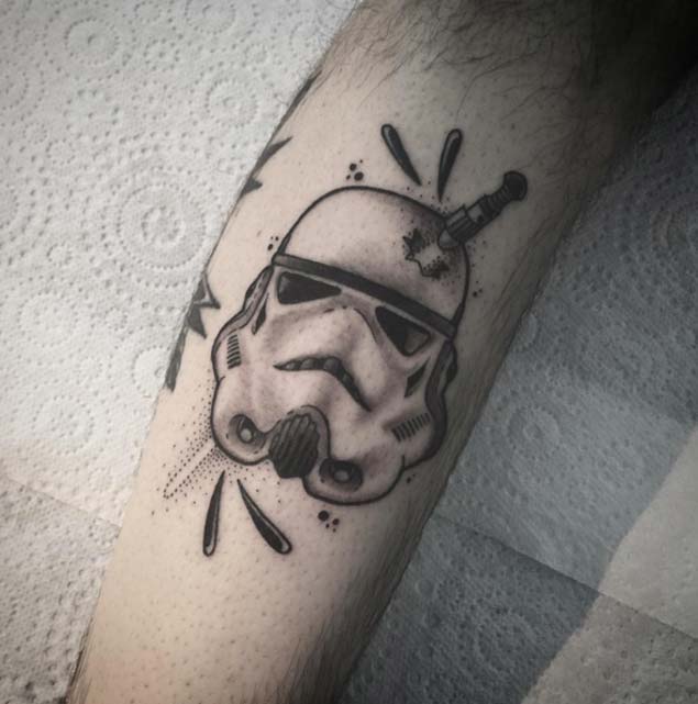 Stormtrooper Star Wars Tattoo by Jamie Eddy