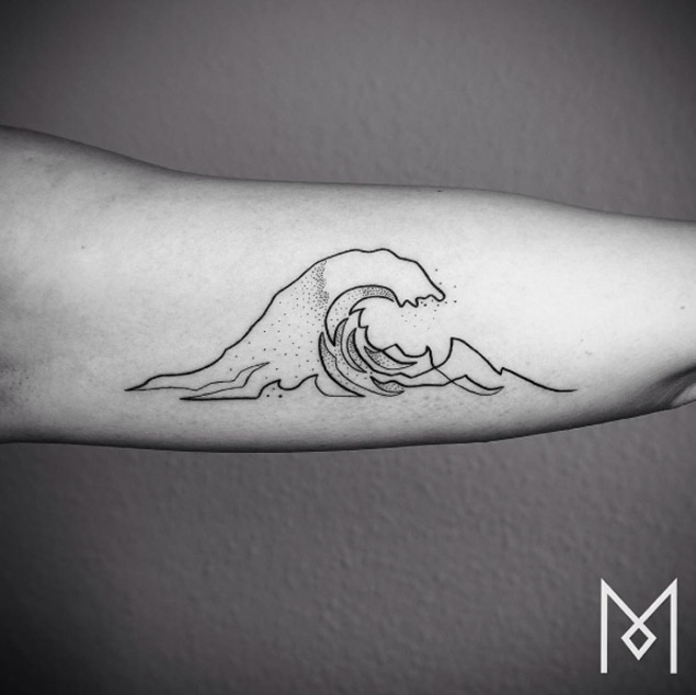 60 of the Best Wave Tattoos You'll Ever See - TattooBlend