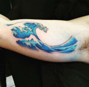 60 of the Best Wave Tattoos You'll Ever See - TattooBlend