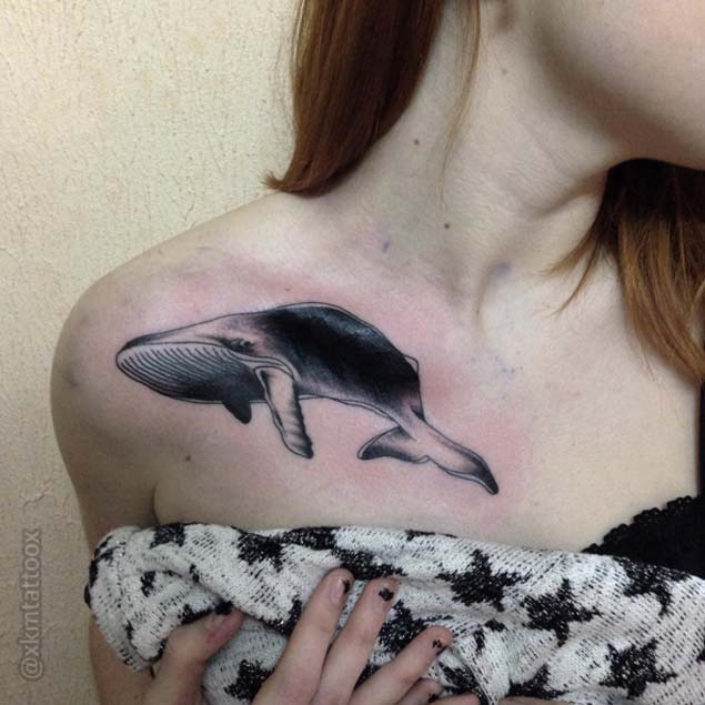 Whale Tattoo by XKM