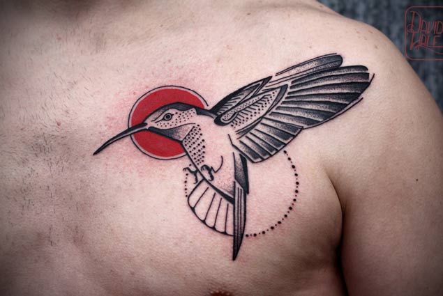 Hummingbird Tattoo by David Hale